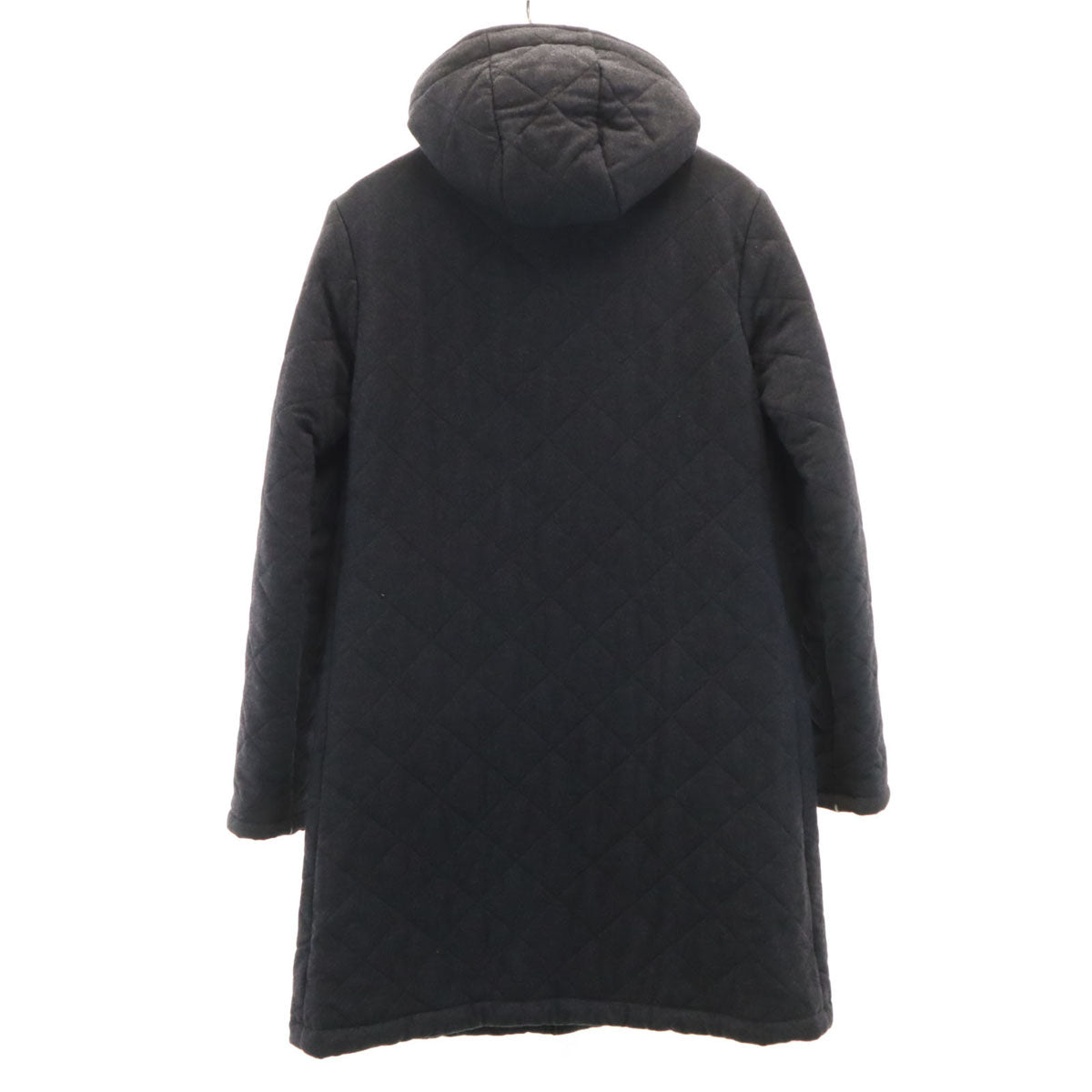 Mackintosh マッキントッシュ スコットランド製 キルティングコート 36 チャコールグレー レディース