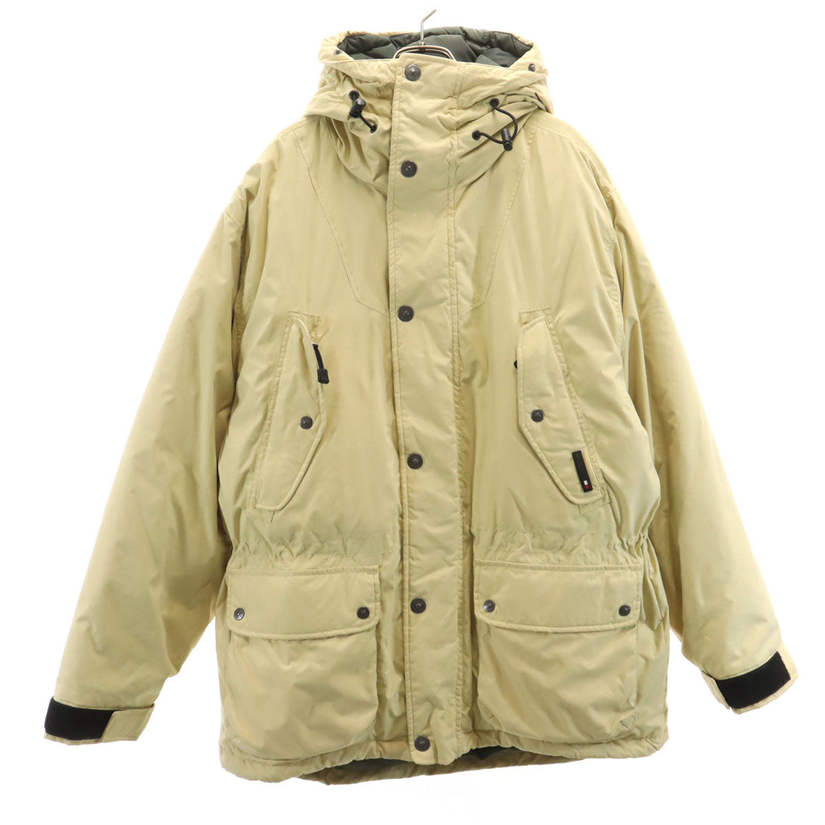 TOMMY HILFIGER トミーヒルフィガー 90s オールド ダウンジャケット M イエロー系 メンズ