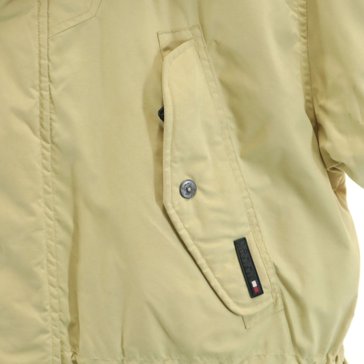 TOMMY HILFIGER トミーヒルフィガー 90s オールド ダウンジャケット M イエロー系 メンズ