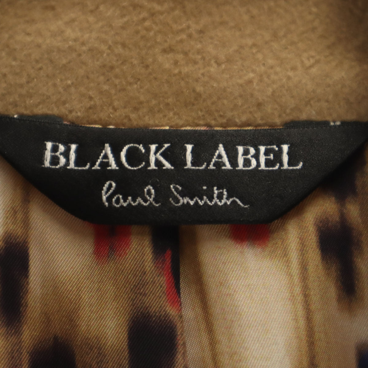 Paul Smith BLACK LABEL ポールスミス ブラックレーベル ダブルブレスト ウールコート 38 ベージュ レディース