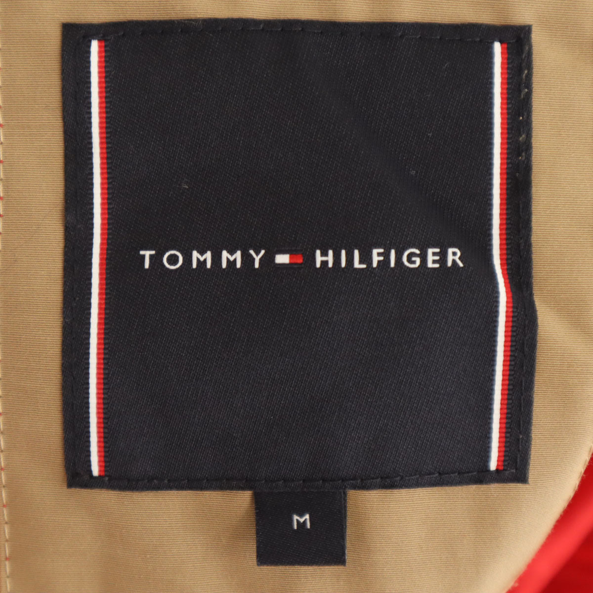 未使用 TOMMY HILFIGER トミーヒルフィガー フーデット トレンチコート M ベージュ メンズ