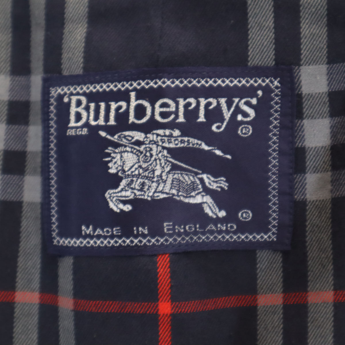 Burberrys バーバリーズ 90s 英国製 オールド ステンカラーコート 46 ネイビー メンズ
