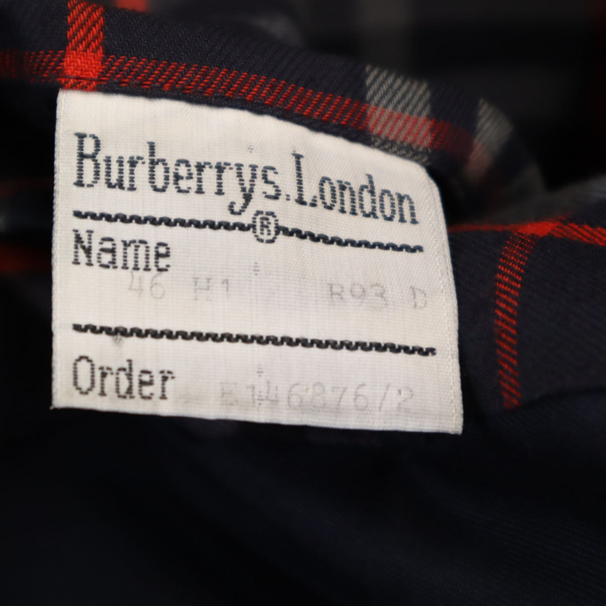 Burberrys バーバリーズ 90s 英国製 オールド ステンカラーコート 46 ネイビー メンズ