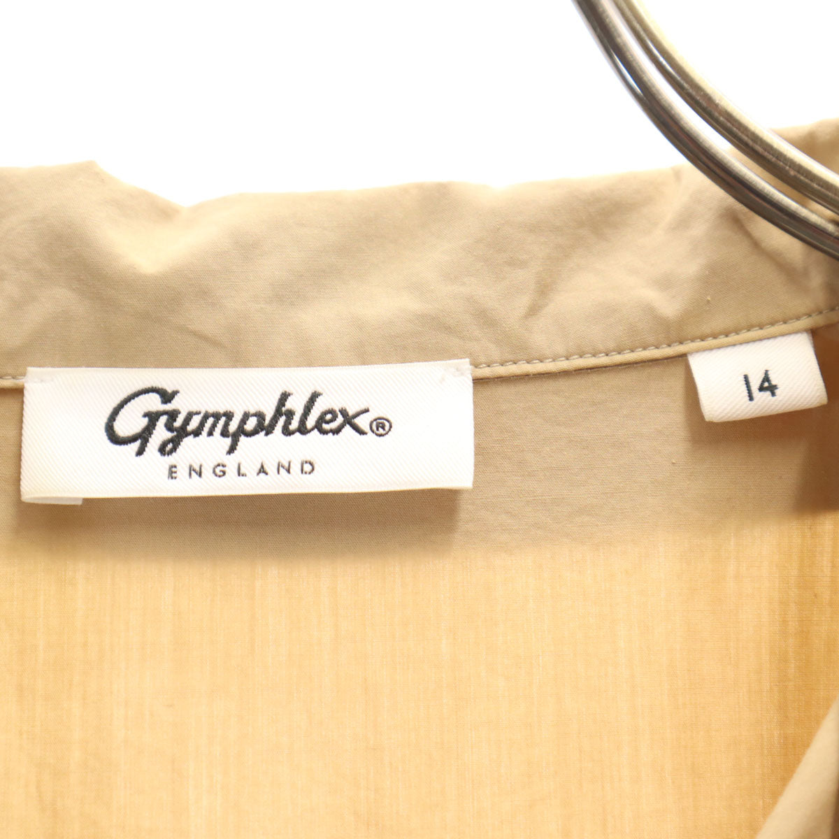 GYMPHLEX ジムフレックス 長袖 ロングワンピース 14 ベージュ レディース