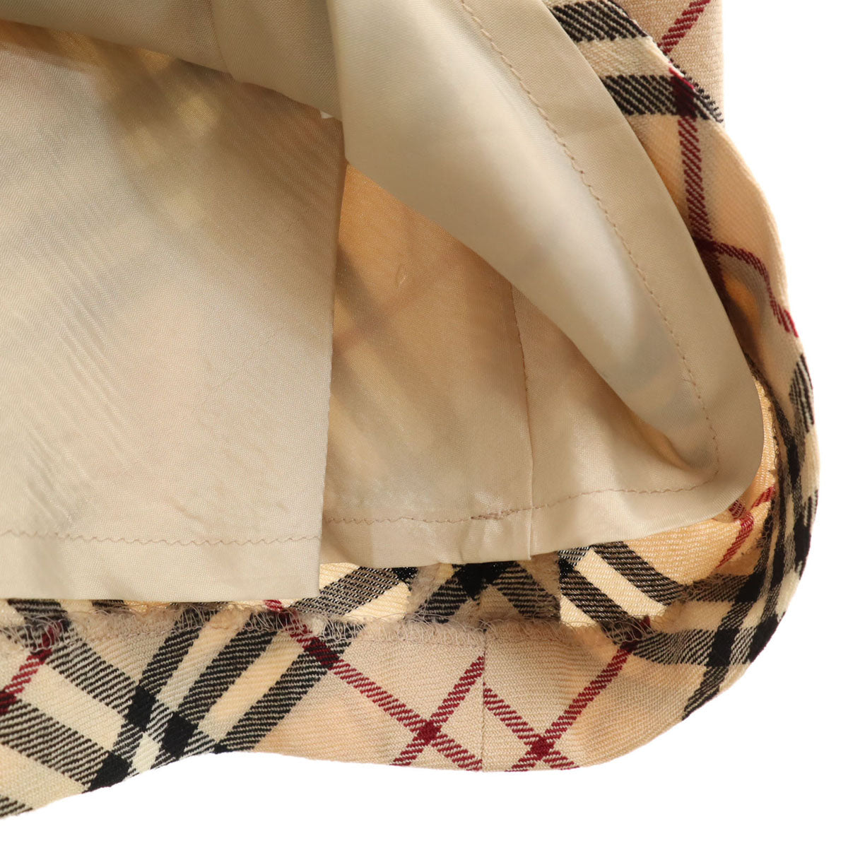 BURBERRY LONDON BLUE LABEL バーバリー ロンドン ブルーレーベル 日本製 ノバチェック ノースリーブ ワンピース 38 ベージュ 三陽商会 レディース
