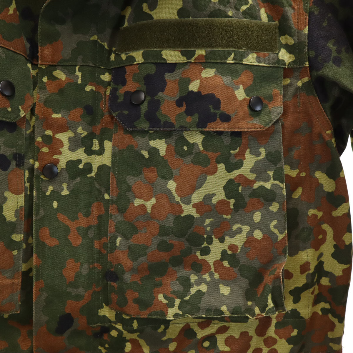 GERMAN MILITARY ドイツ軍 00s 2001年 オールド フレクターカモ フィールド コート 6 カーキ 迷彩 ミリタリー モッズ レディース