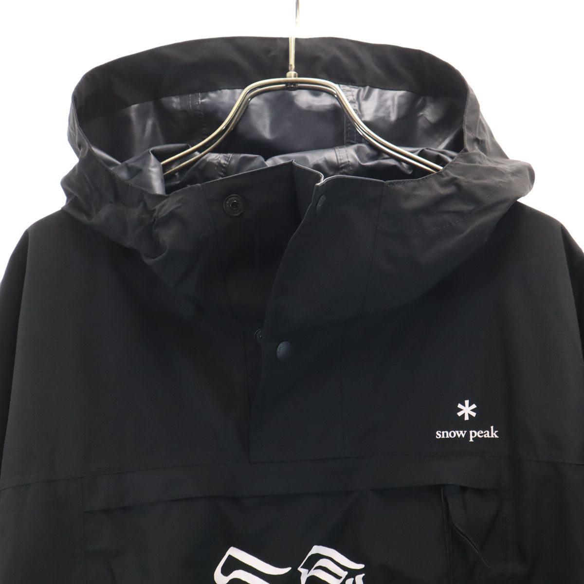 未使用 snowpeak スノーピーク GEZAN ゲザン コラボ パッカブル レインコート ONE SIZE ブラック ポンチョ メンズ