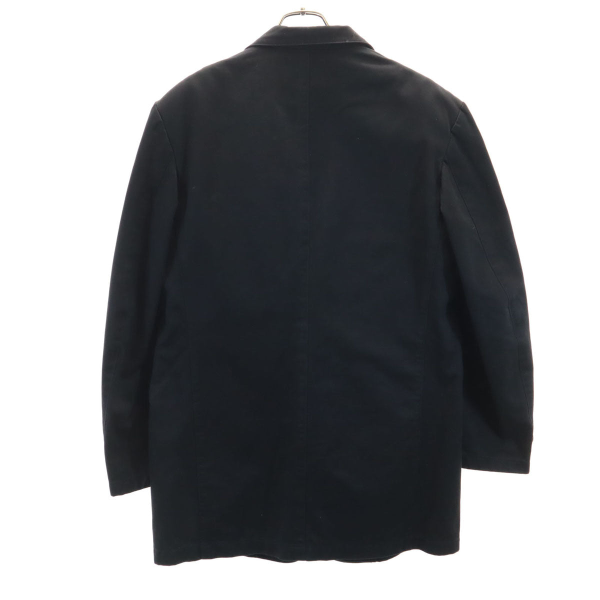 Yohji Yamamoto POUR HOMME ヨウジヤマモトプールオム 日本製 チェスターコート 2 ブラック メンズ