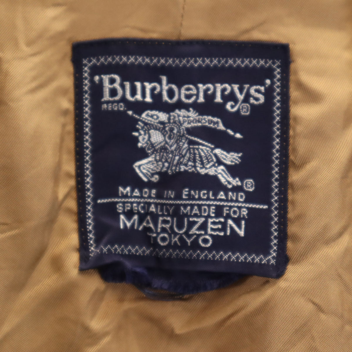 Burberrys バーバリーズ 90s 英国製 オールド ステンカラーコート 96 C92B モカブラウン ライナー付き メンズ