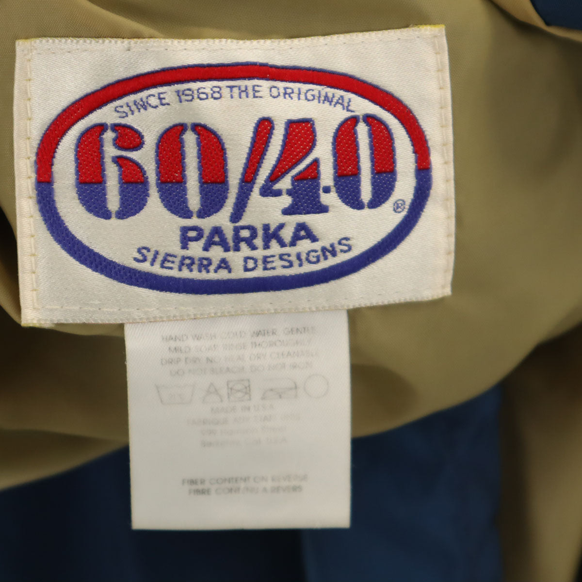 SIERRA DESIGNS シェラデザインズ 70s ヴィンテージ 60/40クロス マウンテンパーカー L 青紺系 ジャケット メンズ