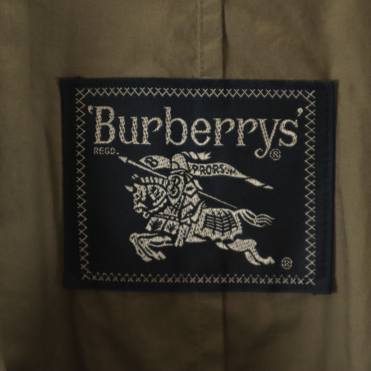 Burberrys バーバリーズ 90s オールド ワッシャー加工 ステンカラーコート 94-175 オリーブ系 スプリング メンズ