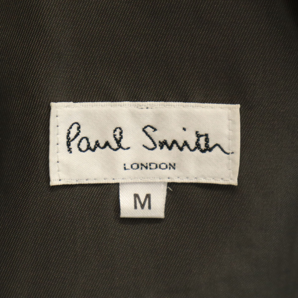 Paul Smith LONDON ポールスミスロンドン 日本製 ステンカラーコート M チャコールグレー ライナー付き メンズ