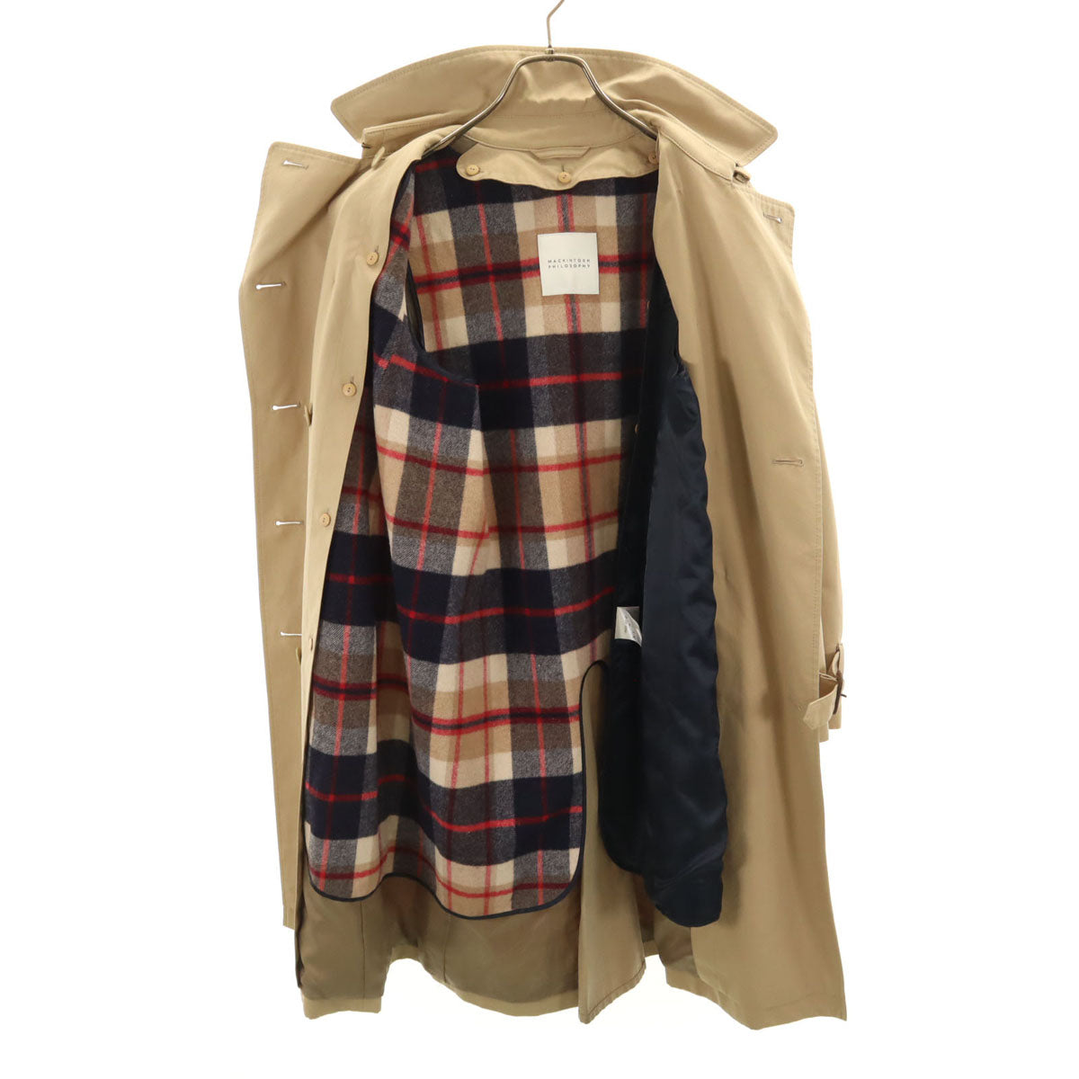 MACKINTOSH PHILOSOPHY マッキントッシュフィロソフィー トレンチコート 38 ベージュ ライナー付き レディース