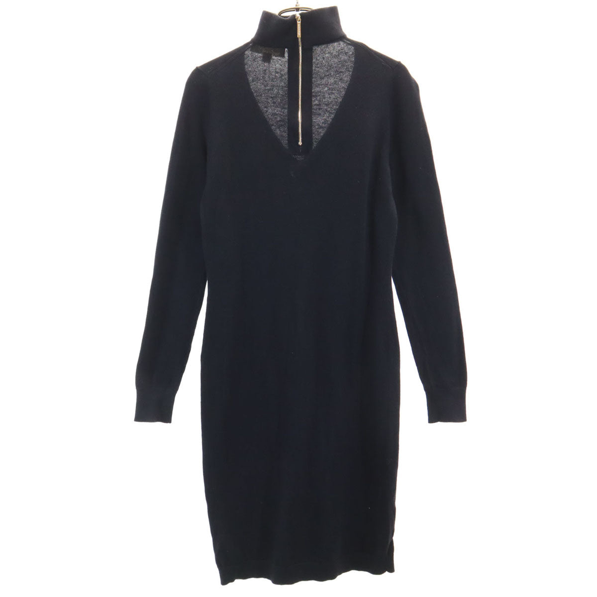 MICHAEL MICHAEL KORS マイケルマイケルコース 長袖 ニット ワンピース S ブラック レディース