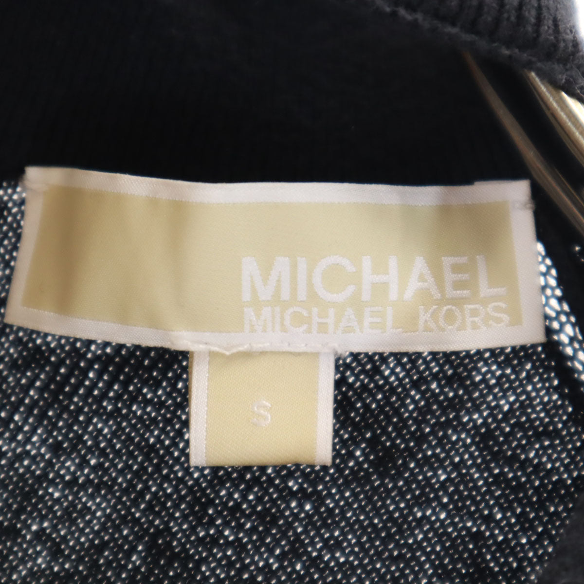 MICHAEL MICHAEL KORS マイケルマイケルコース 長袖 ニット ワンピース S ブラック レディース
