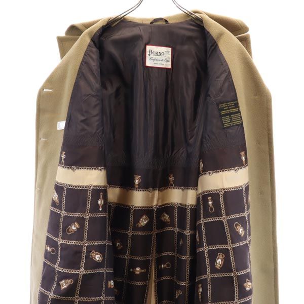 Herno ヘルノ イタリア製 カシミヤブレンド コート ベージュ レディース