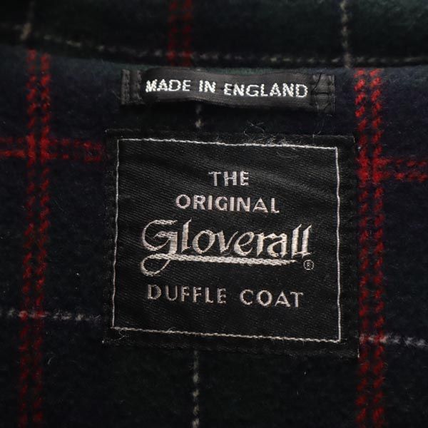 Gloverall グローバーオール 英国製 ウールブレンド ダッフルコート 44 グレー レディース