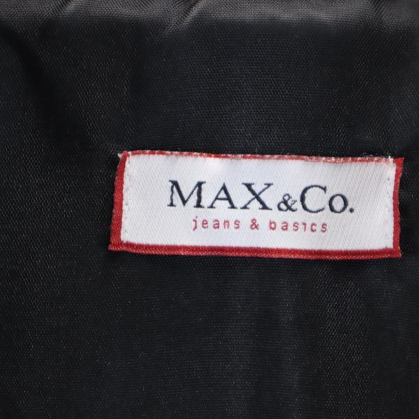 MAX&CO マックスアンドコー コート 40 黒 薄中綿入り レディース