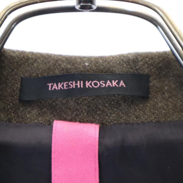 TAKESHI KOSAKA タケシコウサカ ワイズ ピンクレーベル ウール チェスターコート 2 ブラウン系 Y's メンズ