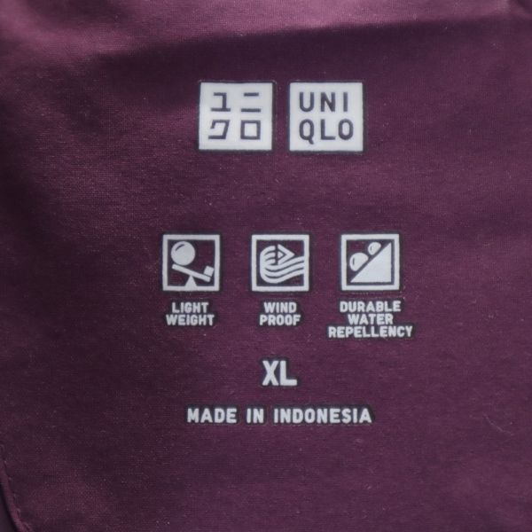 UNIQLO ユニクロ シームレス ダウンコート XL パープル レディース