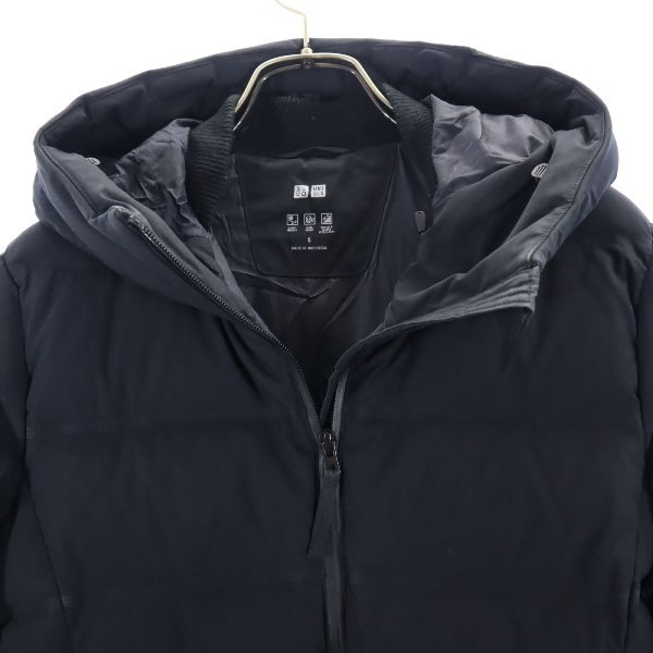 UNIQLO ユニクロ シームレス ダウンコート S ブラック レディース