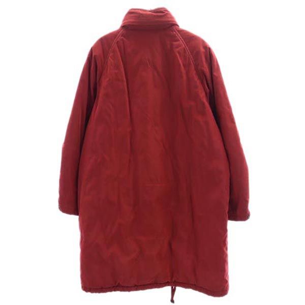 BURBERRY バーバリー 総柄 中綿コート 7 レッド系 レディース