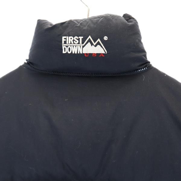 ファーストダウン ダウンコート L 黒 FIRSTDOWN メンズ