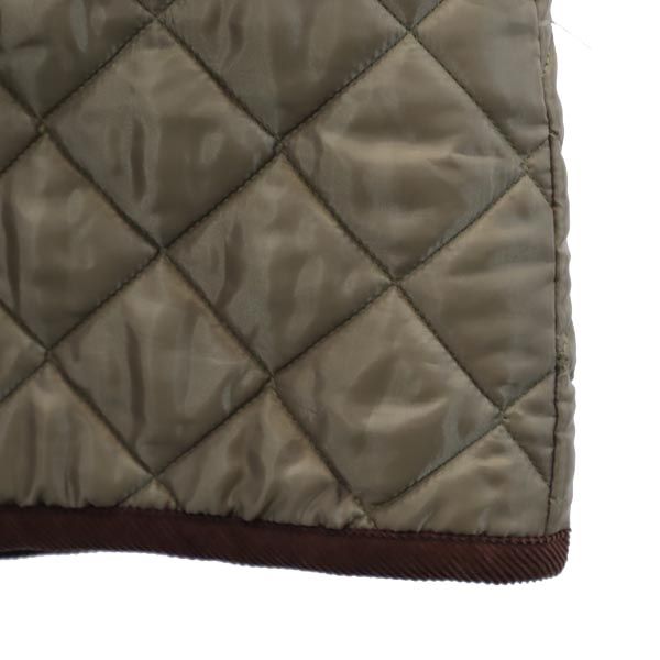 LAVENHAM ラベンハム キルティングコート 6 ブラウン系 フード レディース