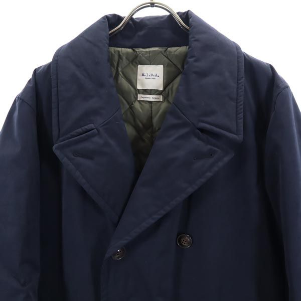 M.I.D.A. ミダ ダウンジャケット 52 紺 メンズ