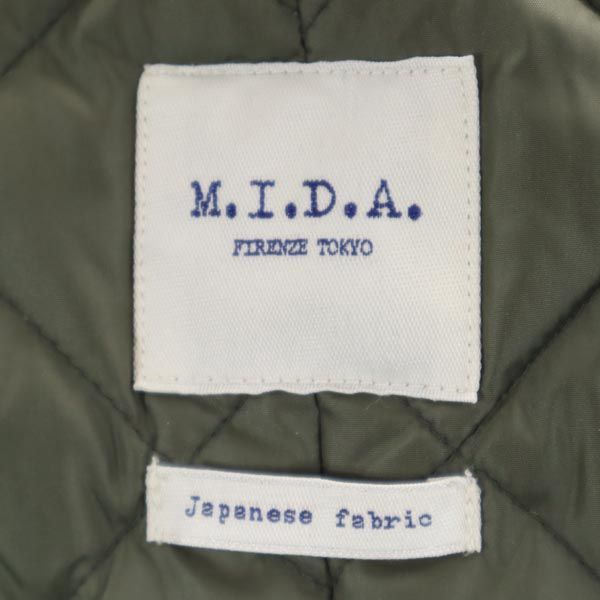 M.I.D.A. ミダ ダウンジャケット 52 紺 メンズ
