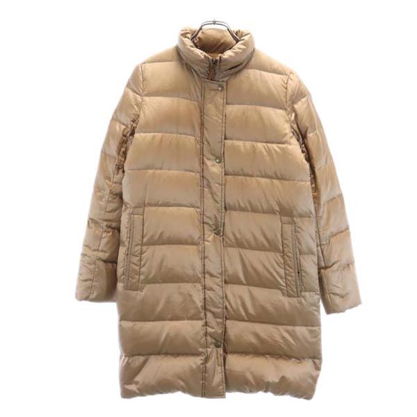 MACKINTOSH PHILOSOPHY マッキントッシュフィロソフィー ロング ダウンジャケット 38 ベージュ レディース