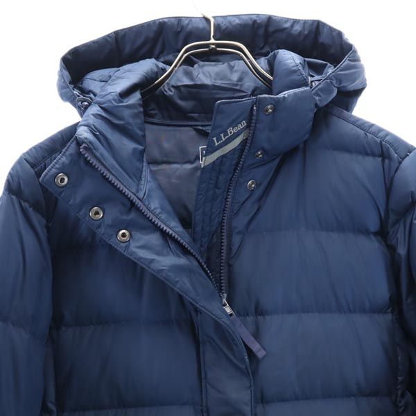 L.L.Bean エルエルビーン ダウンコート M ネイビー フード レディース