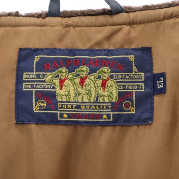 CHAPS RALPH LAUREN チャップスラルフローレン 80s ダウンコート EL 紺系 フード メンズ