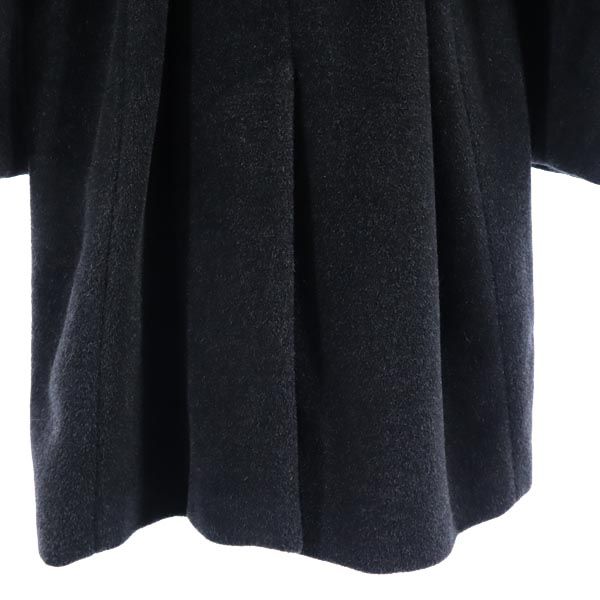 マックスアンドコー イタリア製 モヘヤ ウールブレンド コート 38 グレー系 MAX&CO ウエストリボン レディース