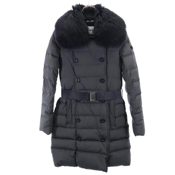 TATRAS タトラス ダウンコート 3 グレー系 襟ファー付き レディース