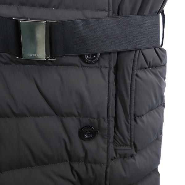 TATRAS タトラス ダウンコート 3 グレー系 襟ファー付き レディース