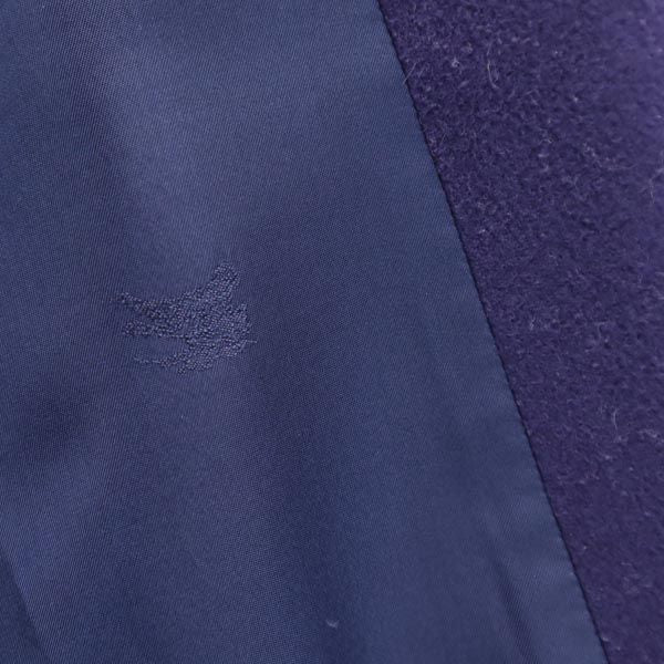 Burberrys バーバリーズ 90s 白タグ ウール チェスターコート 11AR パープル レディース