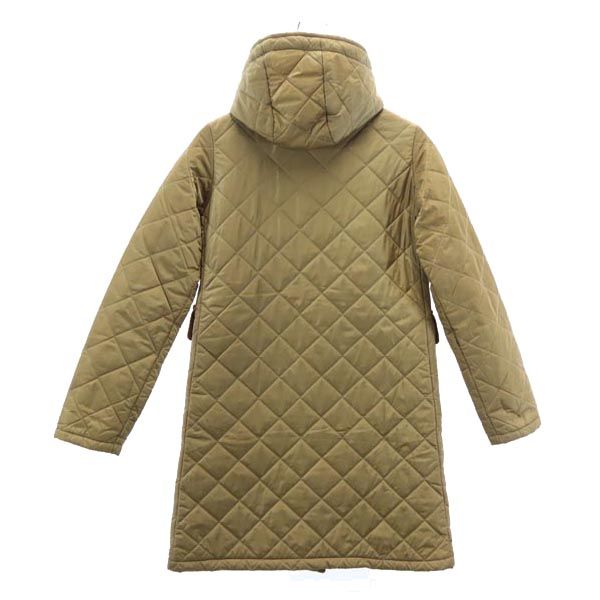 Mackintosh マッキントッシュ キルティングコート 34 キャメル フード レディース