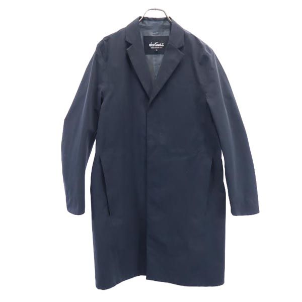 WILDTHINGS ワイルドシングス チェスターコート S 紺 メンズ