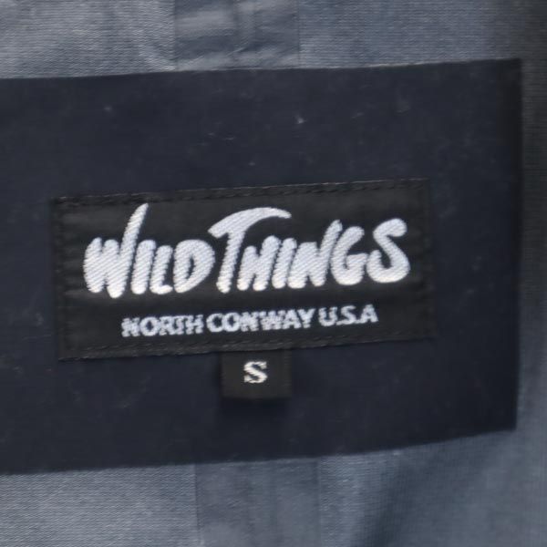 WILDTHINGS ワイルドシングス チェスターコート S 紺 メンズ