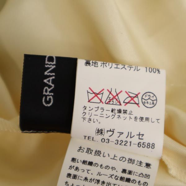 未使用 GRAND TABLE グランターブル 花柄 レース キャミワンピース M 黒系 バックジップ レディース