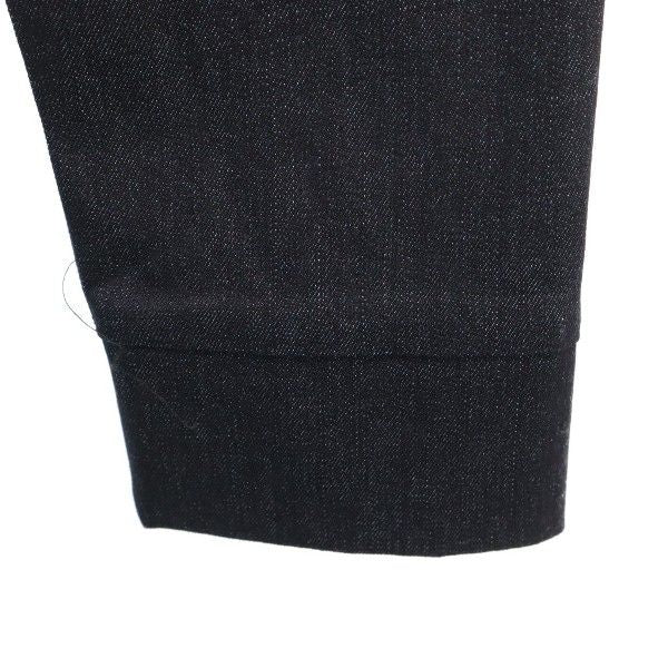 新品 HB エイチビー ジプシー ライダースジャケット L 黒 ショールカラー フード デニム ジャケット メンズ