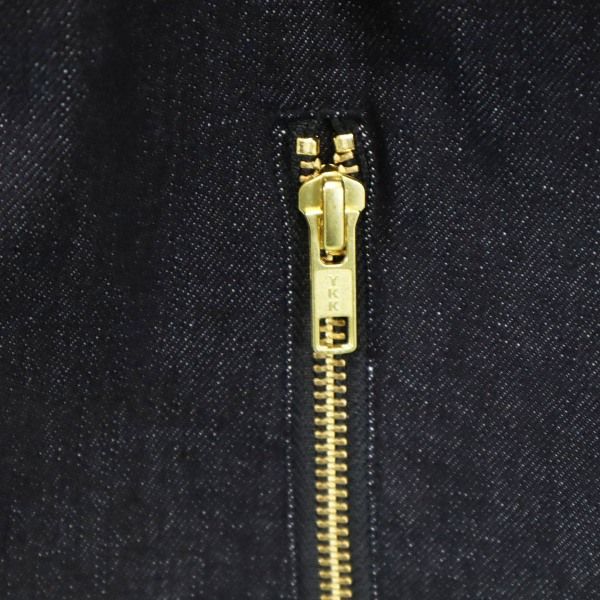 新品 HB エイチビー ジプシー ライダースジャケット L 黒 ショールカラー フード デニム ジャケット メンズ