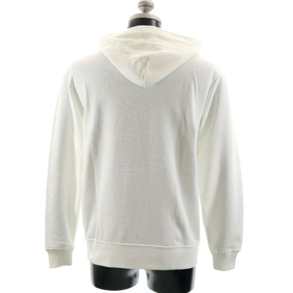 新品 Star Star Re:MODEL 長袖 スウェットパーカー M 白 黒 リップナイロンポケット メンズ