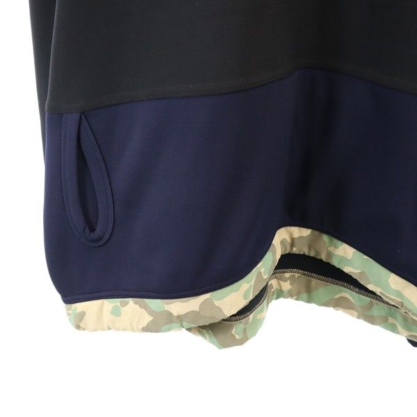 新品 quolt クオルト カモフラ アノラックパーカー L 黒 メンズ