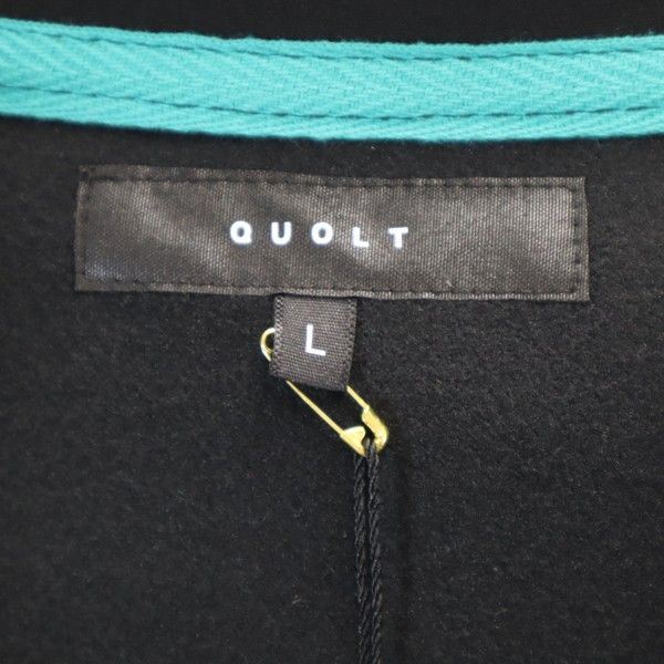 新品 quolt クオルト カモフラ アノラックパーカー L 黒 メンズ