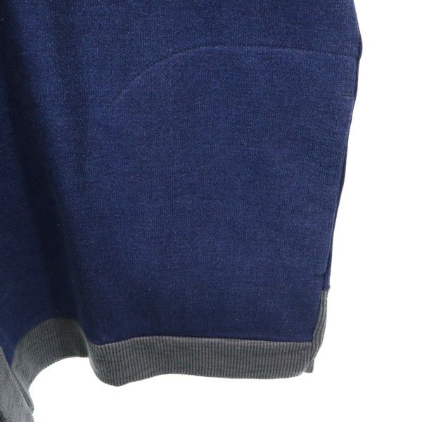 新品 HB エイチビー 長袖 カーディガン XL 青 灰 メンズ