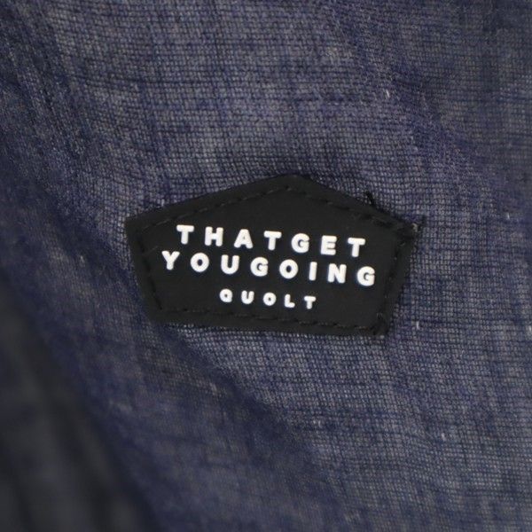 新品 quolt クオルト 半袖 シャツ XL ネイビー TOP-GAUZE SHIRTS プルオーバー メンズ