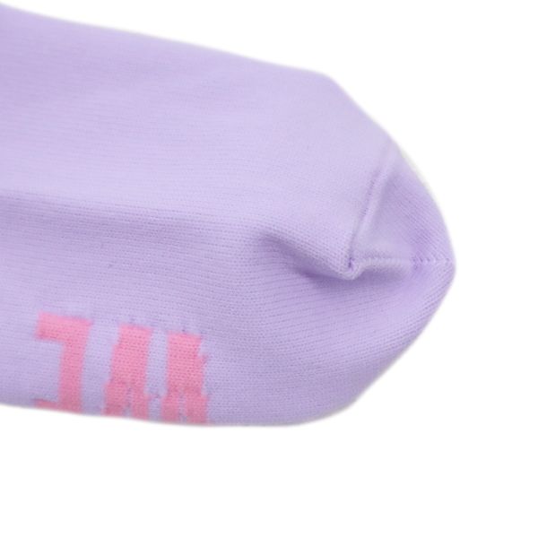 未使用 フリーカーズ 木佐貫まや ソックス 23~25cm パープル 靴下 MESSAGE SOCKS WE’RE CLEVER 女の子は賢い レディース