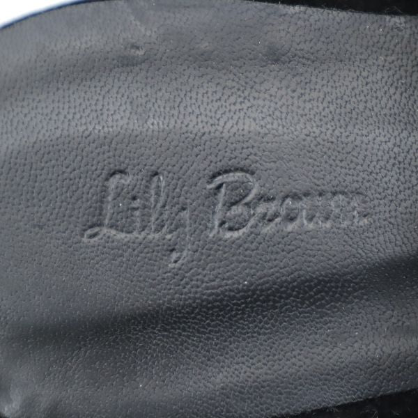 未使用 Lily Brown リリーブラウン フリンジ サンダル S ブラック レディース